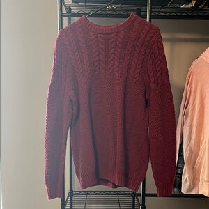 Men's Burgundy Sweater